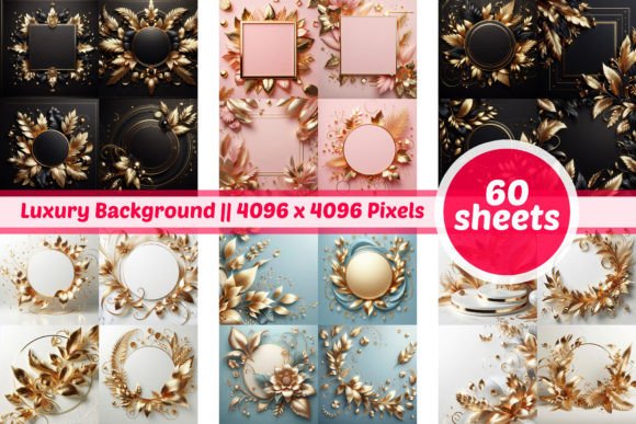 Download Set of Mega Luxury Background 60 Sheets - Background Collection
